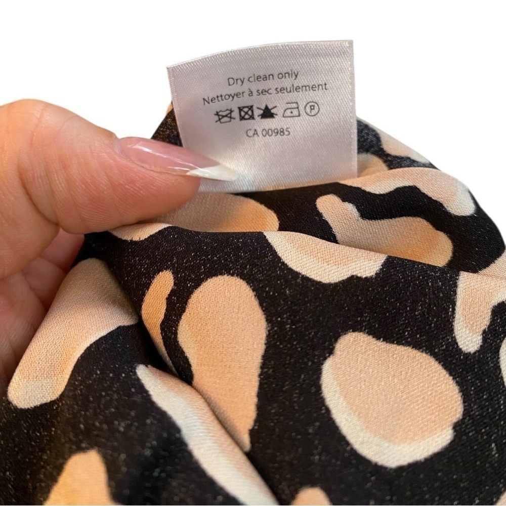 Veronica Beard Silk Leopard Print Dress I Size: 2 - Picture 11 of 12
